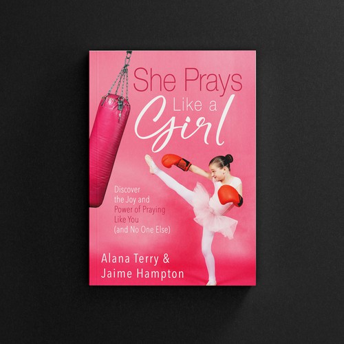 God design with the title 'she prays like girl'