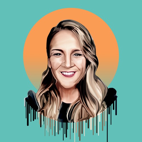 Family artwork with the title 'Summer smile'