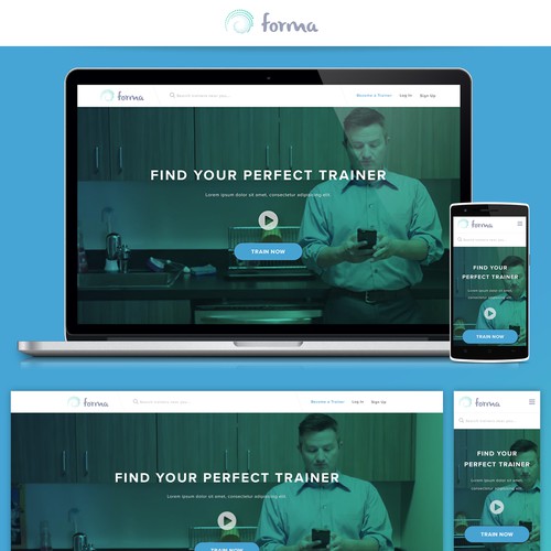 Trainer design with the title 'Forma'