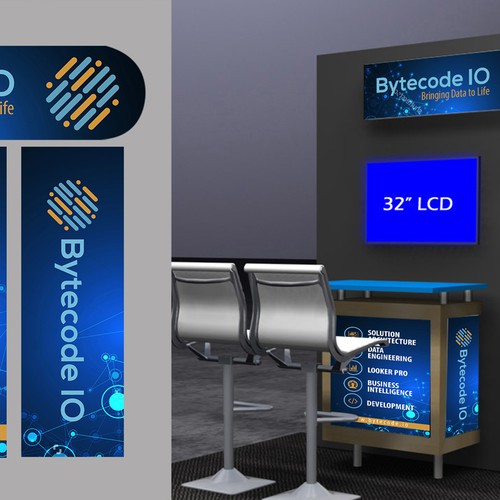 Trade show design with the title 'tradeshow'