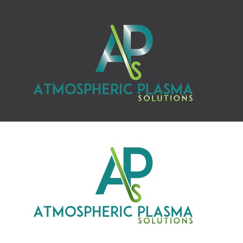 Turquoise logo with the title 'APS logo'