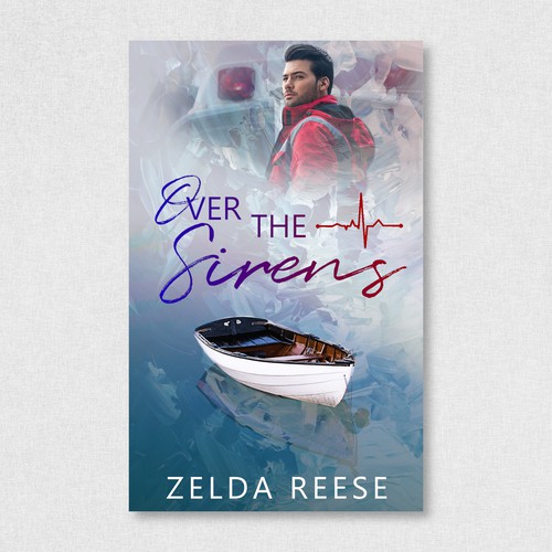 Artsy book cover with the title 'Contemporary Romance Design (Ebook Cover)'