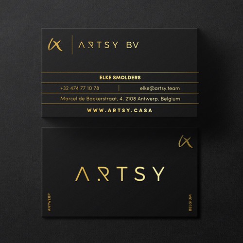 Classy brand with the title 'Classy Logo for Art & Design Company'