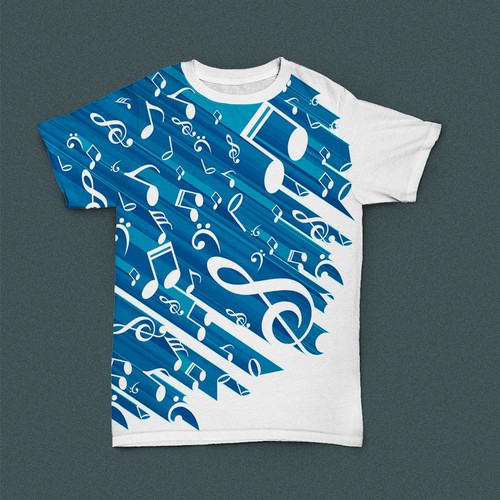 light blue shirt design