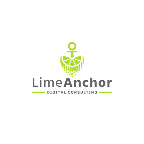 Anchor brand with the title 'Logo for digital consulting'