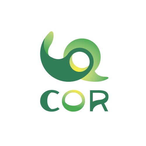 Sea green logo with the title 'Logo for COR'