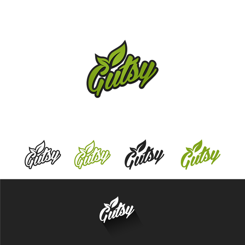 Organic food logo with the title 'Create a logo for Gutsy Ferments'