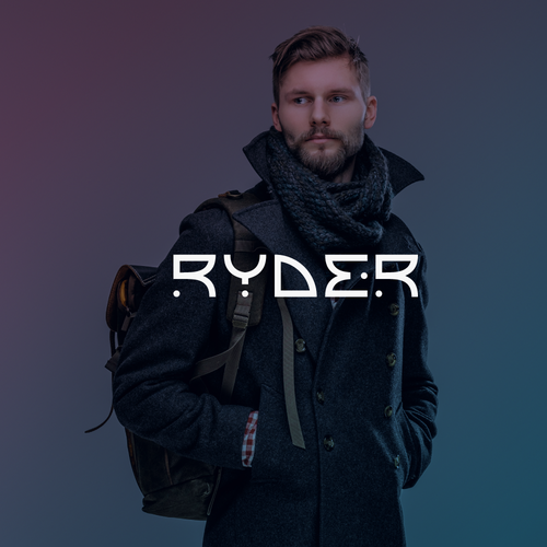 Model logo with the title 'Font Logo concept Fashion '