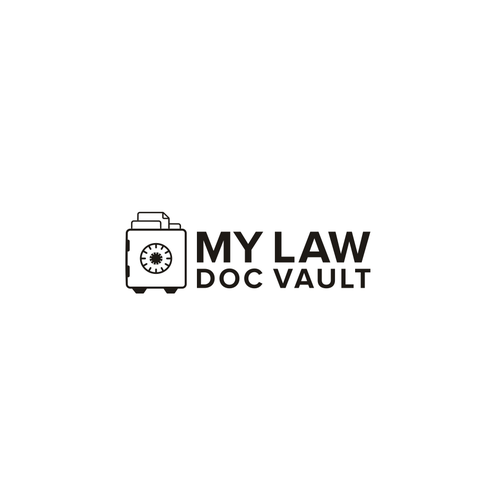 Attorney logo with the title 'My Law Doc Vault logo design'