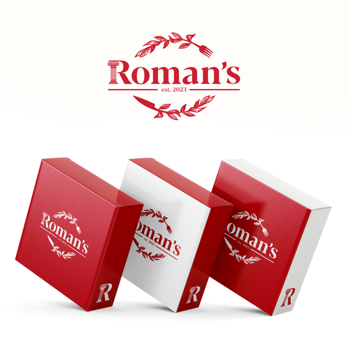 Kitchen logo with the title 'Logo for Roman's'