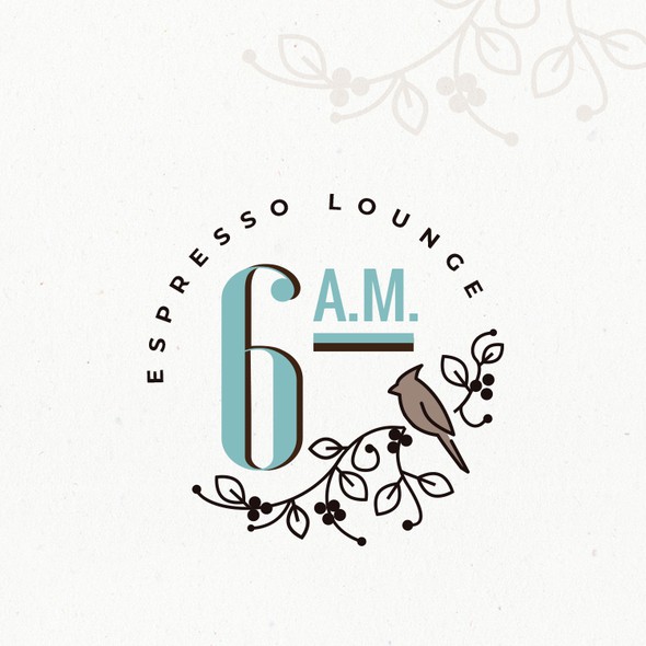 Lounge logo with the title 'Logo proposition for an Espresso Lounge'