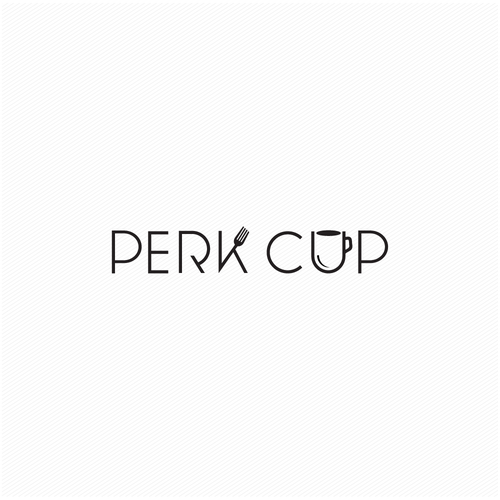 Tea shop logo with the title 'Perc Cup'