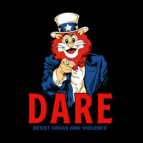 Graphic t-shirt with the title 'DARE T-Shirt Contest 2026'