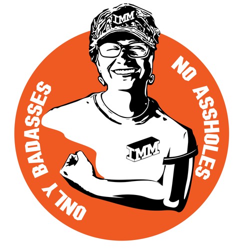 Wall art design with the title '4 Icons and a Collage for Company Core Values'