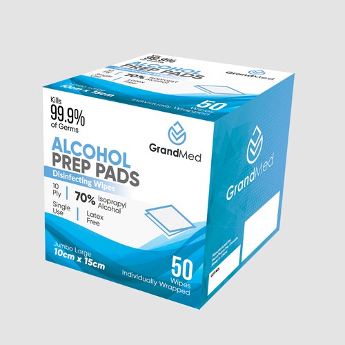 Packet packaging with the title 'Package design'