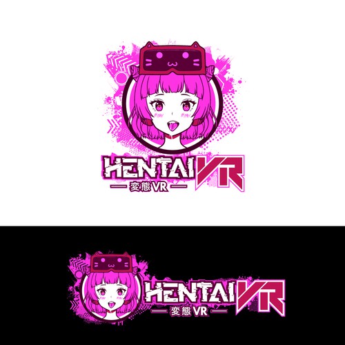 Anime logo with the title 'Hentai VR'