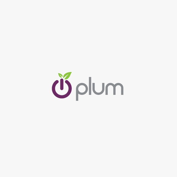 Fruit brand with the title 'Logo Design for Plum'