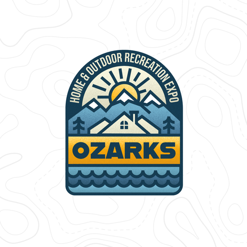 Outdoor brand with the title 'OZARKS Outdoor Recreation Expo'