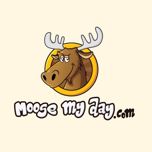 Moose logo with the title 'Logo for Moosemyday.com'