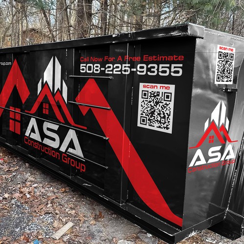 Container design with the title 'ASA Construction Group'