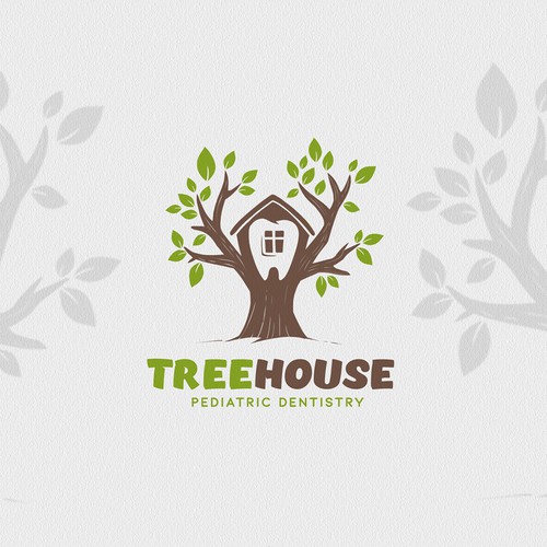 Treehouse logo with the title 'TreeHouse Pediatric Dentistry'