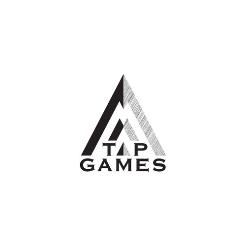 Stylized logo with the title 'Logo for game industry'