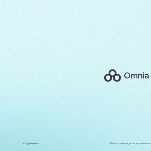 Italian design with the title 'Authentic idea for OMNIA GROWTH AGENCY'