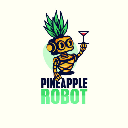 Pineapple logo with the title 'Pineapple robot'