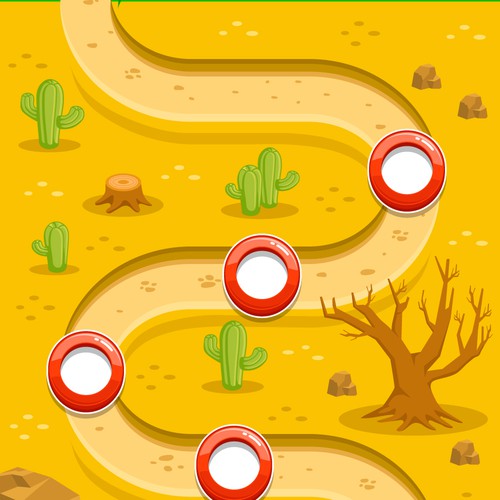 Level design with the title 'map game '