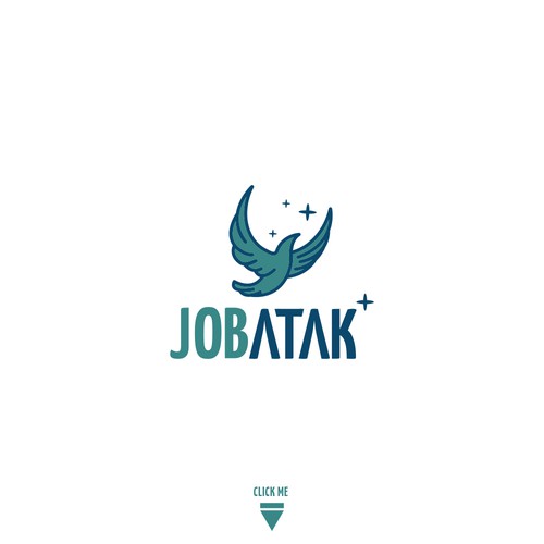 Marketplace logo with the title 'JobAtak'
