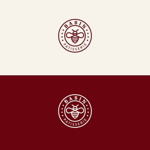 Patisserie logo with the title 'Basin Patisserie'