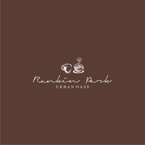 Taupe logo with the title 'rankin park'