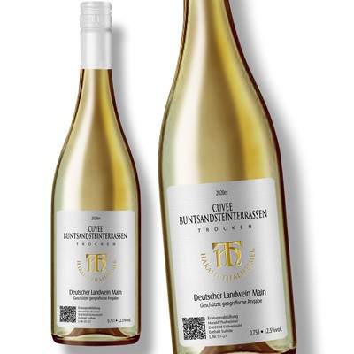 Wine Label for Cuvee Buntsandstein