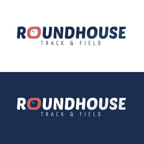 Sports brand with the title 'Logo concept for a Track & Field timing company.'