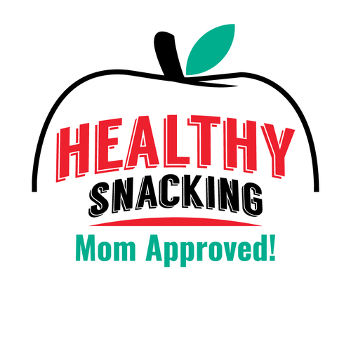 Vending logo with the title 'Healthy Snacking - Mom Approved!'