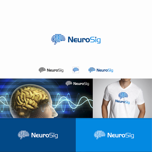 Neurologist logo with the title 'Logo concept for NeuroSig'