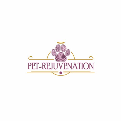 Paw logo with the title 'Classic Pet- Rejuvenation logo concept'