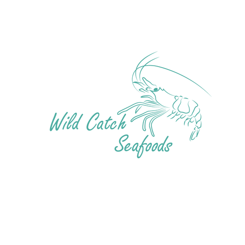 Cold logo with the title 'Fresh logo concept for seafoods'