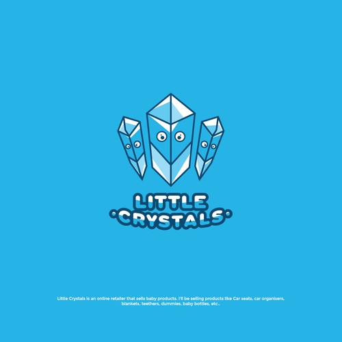 Crystals logo with the title 'Little Crystals'