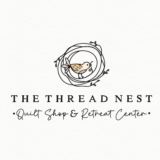 Retreat logo with the title 'the thread nest'