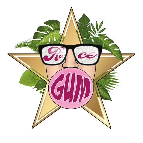 Rice logo with the title 'Cool logo for cool guy'