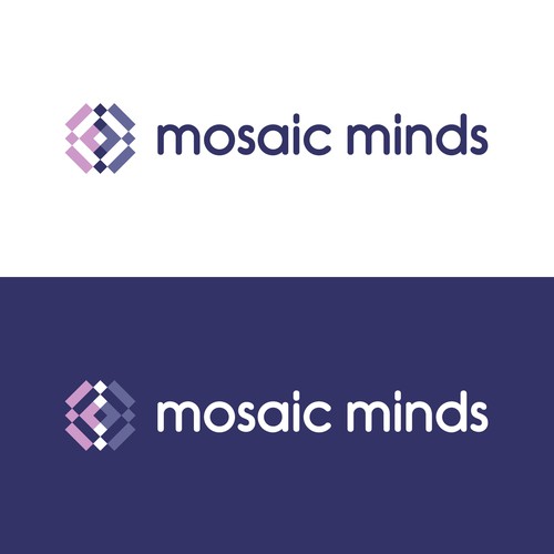 Logo with the title 'Mosaic Minds Logo'