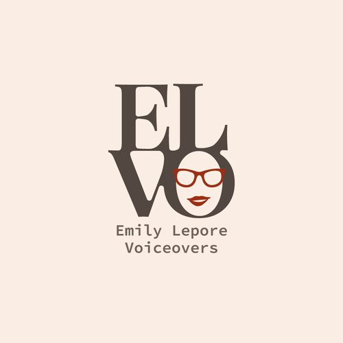 Lips design with the title 'Logo design for "Emily Lepore"'