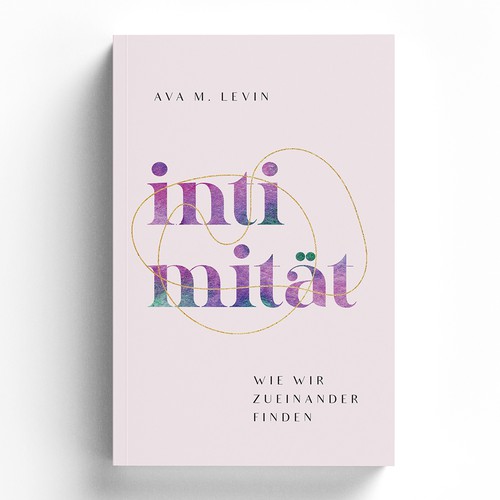 Typography book cover with the title 'Intimität (Intimacy)'