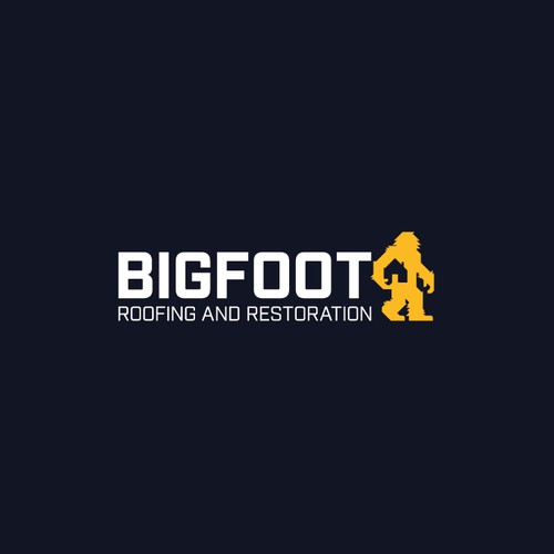 Yeti logo with the title 'logo for a roofing and construction company'