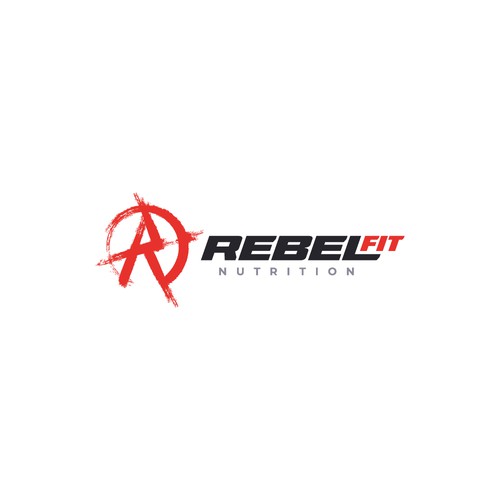 Gym brand with the title 'Rebel Fit Nutrition'