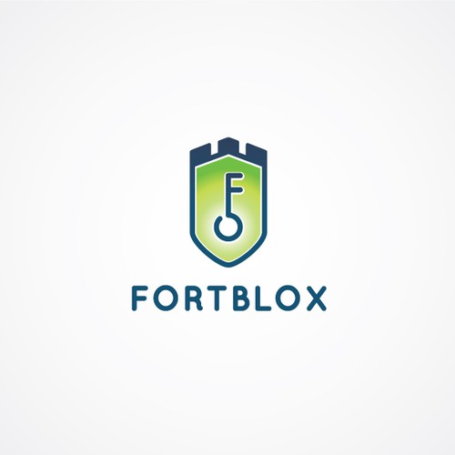 Security brand with the title 'Bleeding edge mark for online security service'