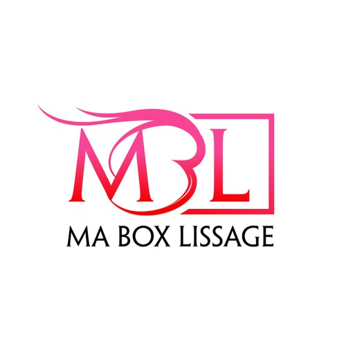 Product logo with the title 'Modern for a cosmetic box'