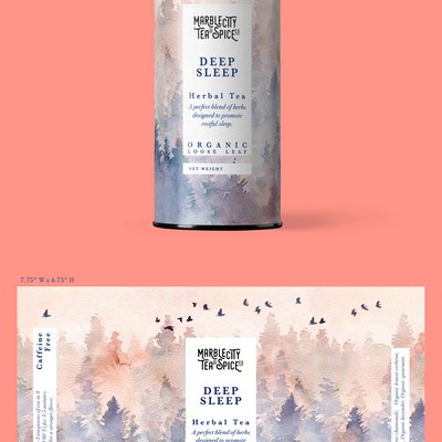 Tea blends packaging