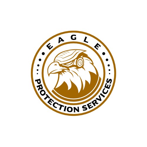Protection logo with the title 'logo concept for security and cyber'